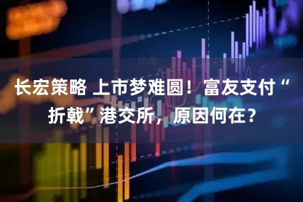 长宏策略 上市梦难圆！富友支付“折戟”港交所，原因何在？