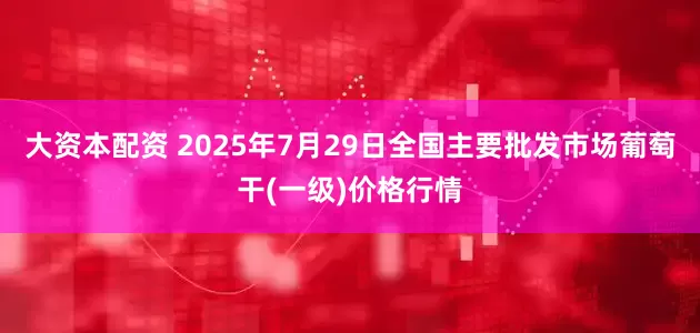 大资本配资 2025年7月29日全国主要批发市场葡萄干(一级)价格行情